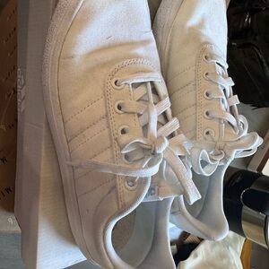 Adidas Classic White Canvas Shoes